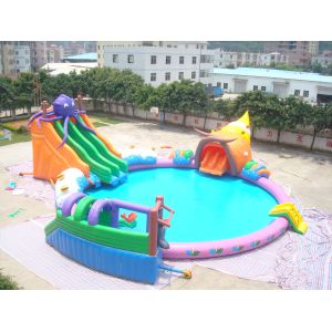 Rental business / Party Amusement Inflatable Water Park Octopus Slide