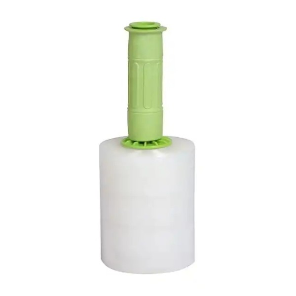 Buy Customizable White LLDPE Stretch And Shrink Film Designed With Plastic Handle at wholesale prices