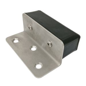 Rubber Accessories Heavy Duty Rubber Door Buffer with Three Fixing Holes for