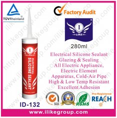 Electrical Silicone Strong Adhesive Glue For Glazing / Glass / Aluminum