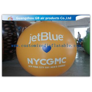 Durable Giant Inflatable Advertising Balloon , Flying Promotional Helium