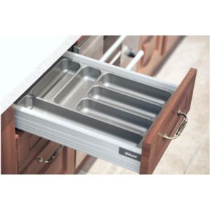 ABS PP Classic Kitchen Cutlery Drawer Organizer Eco Friendly