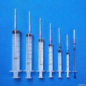Pyrogen Free Disposable Plastic Syringe , Large Plastic Syringe 500ml