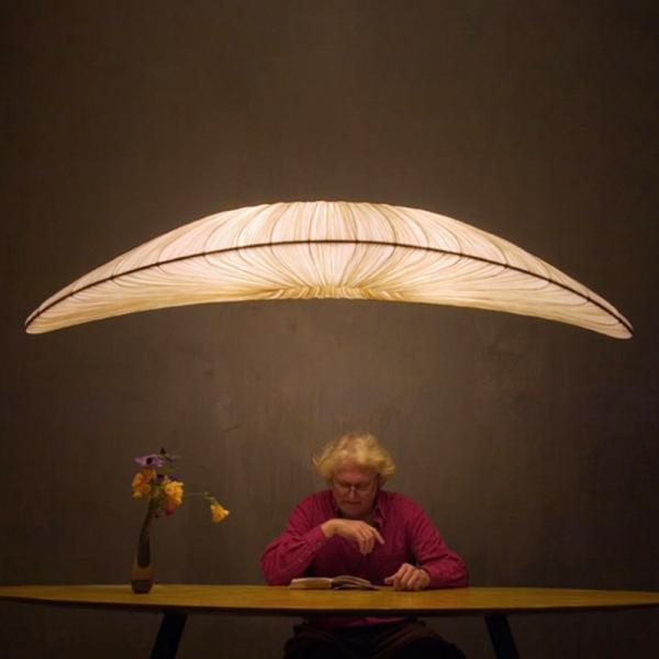 Creative Sailing Pendant Light Modern Restaurant Decor Lamp Dining Living Room Fabric Pendant Lights(WH-WP-160)