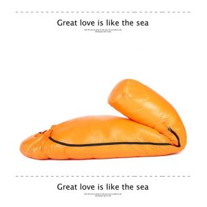 3 Season Waterproof Outdoor Sleeping Bag for Camping Customized Logo Fabric