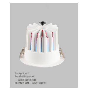 Rust Prevention Dimmable LED Downlights AC180V-240V Mini 15W