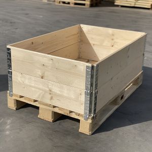 China Wooden Packing Box for Cargo Transportation Foreign Trade Export Recyclable Wooden Boxes Stacked Wood Pack Box on sale