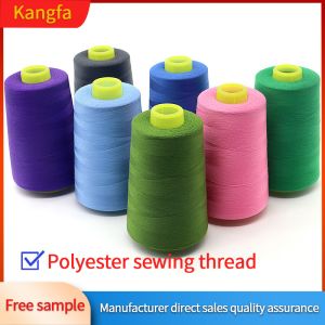 100% Polyester Yarn 40s/2 Color Spun TKT120 Sewing Thread for Textile Manufactur