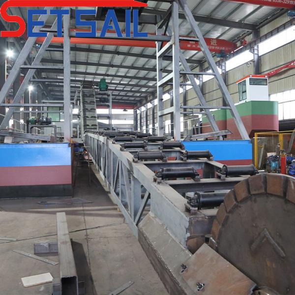 Bucket Chain River Sand Mud Gold Dredger with ISO9000 Decertification