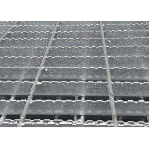 Buy High Strength SS304 Durable Galvanized Serrated Bar Grating Anti Rust at wholesale prices