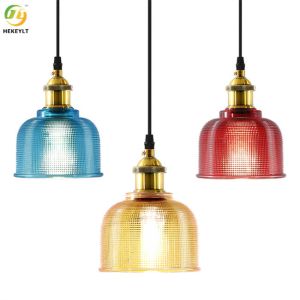 E27 Glass Clear Modern Pendant Light For Residential