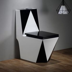 Gold Red Siphonic One Piece Toilet