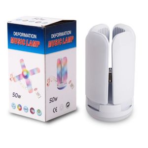 Colorful 50 watt RGB lamp switch smart blue-tooth bedside lights Fan Shaped 3
