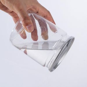 Hot Stamping 200ml Plastic Food Jar 500ml Honey Containers With Lids