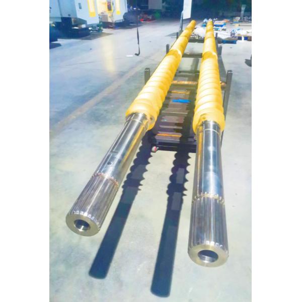 Buy Plastic Extruder Machinery Parts Screw Shaft For Producing PC at wholesale prices