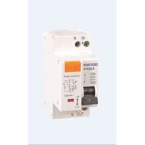 IEC60898 30mA 25A 27mm RCBO Circuit Breaker 4.5KA