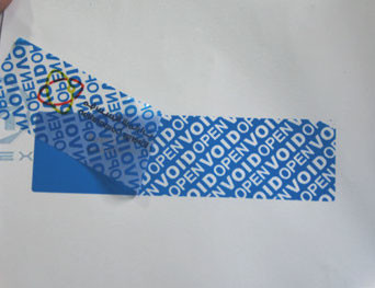 Buy High - Residue Self Adhesive Security Labels Reveal Hidden Message at wholesale prices