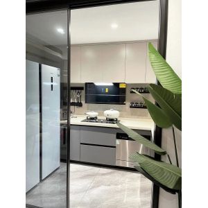 Handmade Wooden Kitchen Cabinets MID-Century Modern Wooden Kitchen Cabinets