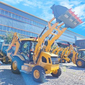 Cheap Diesel Small Backhoe Wheel Loader Tractor Excavator Compact Backhoe with