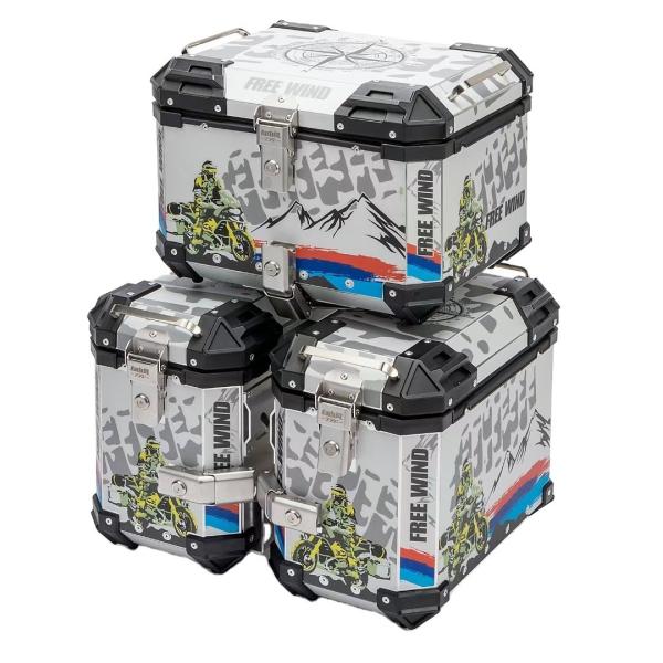 Buy Upgrade Your Ride with 36L Durable Motorcycle Tail Box and Quick Release Locking System at wholesale prices