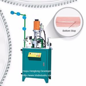 Quality Auto Invisible Zipper Bottom Stop Machine for sale