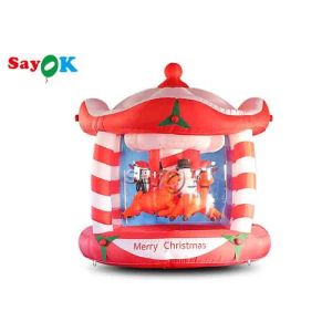 Customized 3m Outdoor Inflatable Christmas Carousel
