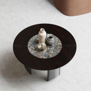 Dia 135x75cm Luxury Marble Dining Table High Temperature Resistance Furniture