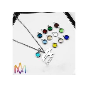 Thanksgiving Gift Hollow Style Womens Engraved Necklace Charms