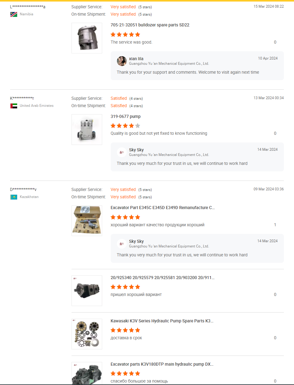 6Y-3864 Hydraulic Gear Pump Spare Parts Caterpillar Transmission Pump