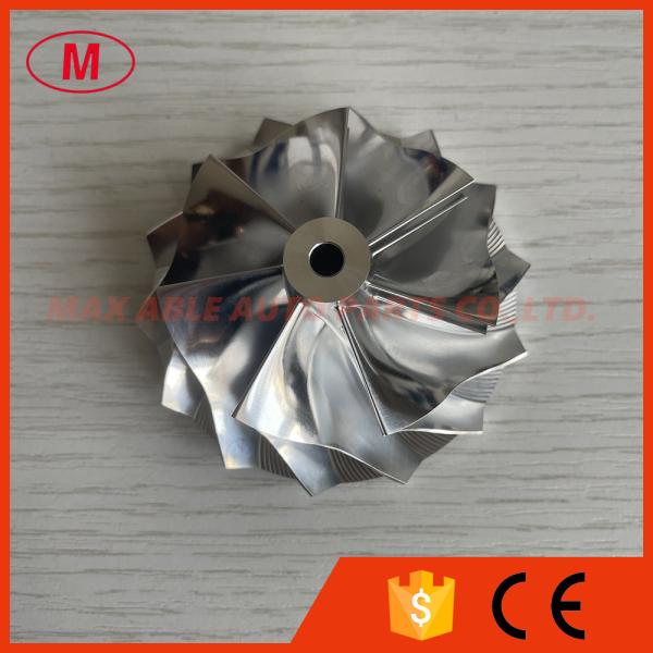 K04 50.07/62.43mm 7+7 blades high performance aluminum 2618/milling/billet compressor wheel