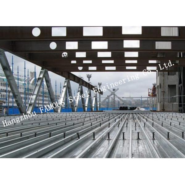 Buy Bondek Alternative Q345 0.8-1.5mm Galvanized Metal Decking at wholesale prices