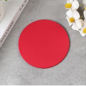 Waterproof Drink Cup Coaster Custom Design Soft Sublimation Print PVC Coasters