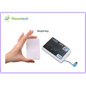 Energy saving Lipstick Power Bank credit card 2600mAh Universal