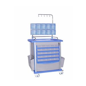 Hospital Drug Delivery Vehicle With Wheel Blue Drug Delivery Vehicle