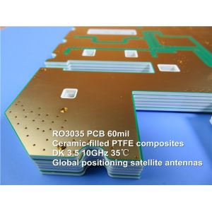 Rogers RO3035 Microwave PCB 2-Layer Rogers 3035 20mil 0.508mm Circuit Board DK3