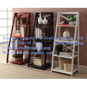 China Living room furniture, wooden bookcases, study furniture, shelving, flower racks on sale