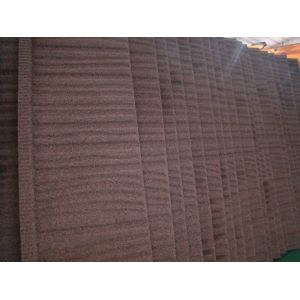 2019 Newest building material roman tiles type stone coated steel roof tile