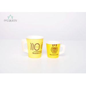 Innovative Hot Drinking Paper Takeaway Cups With User Friendly Handle