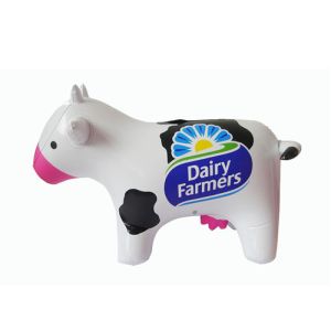 Customized vivid designed pvc inflatable cow animal,dairy cattle toys