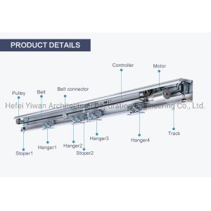220V Automation Sliding Glass Door Opener System SGS Certificated