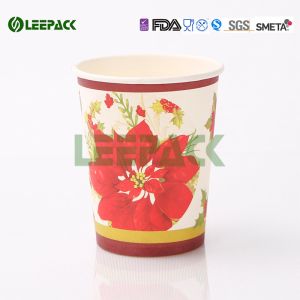 Recyclable Takeaway Coffee Cups , Disposable Drinking Cups With Plastic Lids