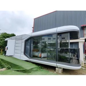 Steel Structure Outdoor Space Capsule Prefabricated Space Capsule House