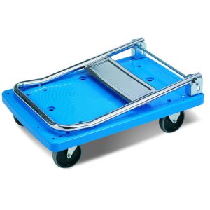 PC Series Anti Chip Structural Foam Plastic Platform Hand Trolley Capacity 300Kg