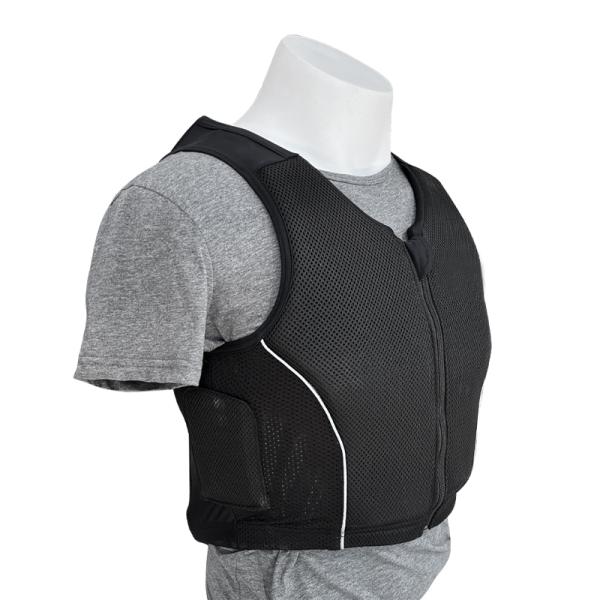 CE-Certified Unisex Body Vest for Horse-Riding Cushioned and Breathable 1kg Black
