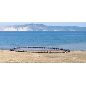 30-60 Meter Circumference Floating Fish Cage For Pisciculture