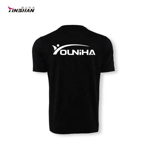 Custom Logo Printed Sports T-Shirt for Unisex Jersey Fabric Men's Outdoor Breathable