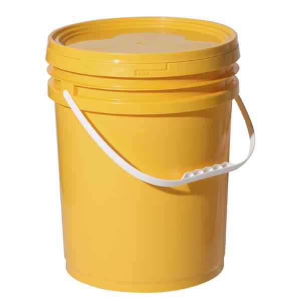 Securely Sealed 15L Clear Recycled Plastic Bucket With Sealing Lid for Paint