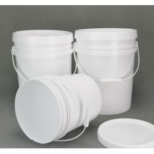 Round Chemical Buckets with Various Capacities and Secure Lids for Chemical