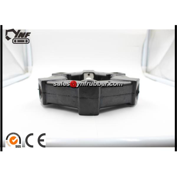 Black Hydraulic Pump Excavator Coupling , 16AS / 16A Rubber Shaft Coupling