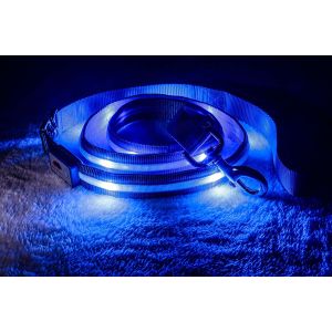 LED Dog Leash USB Rechargeable Flashing Light
